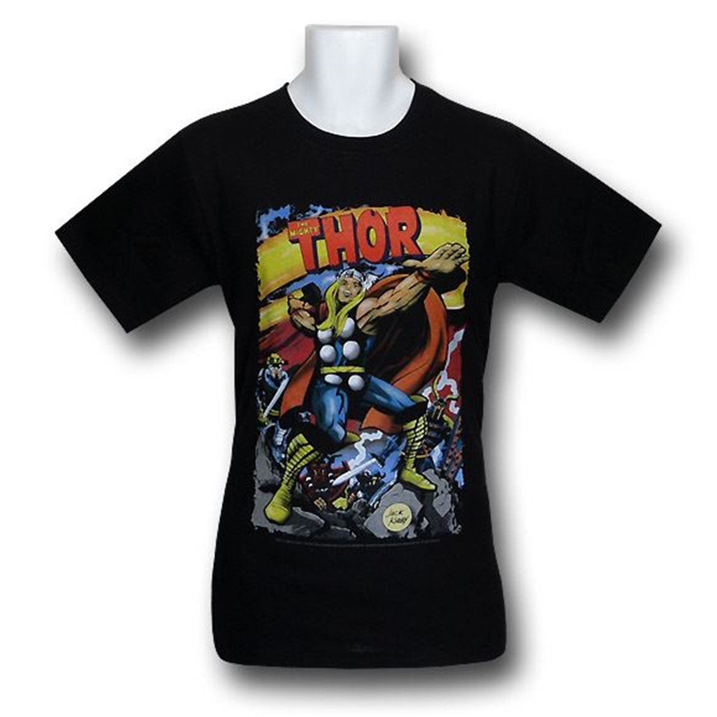 The Mighty Thor by Jack Kirby T-Shirt, Black