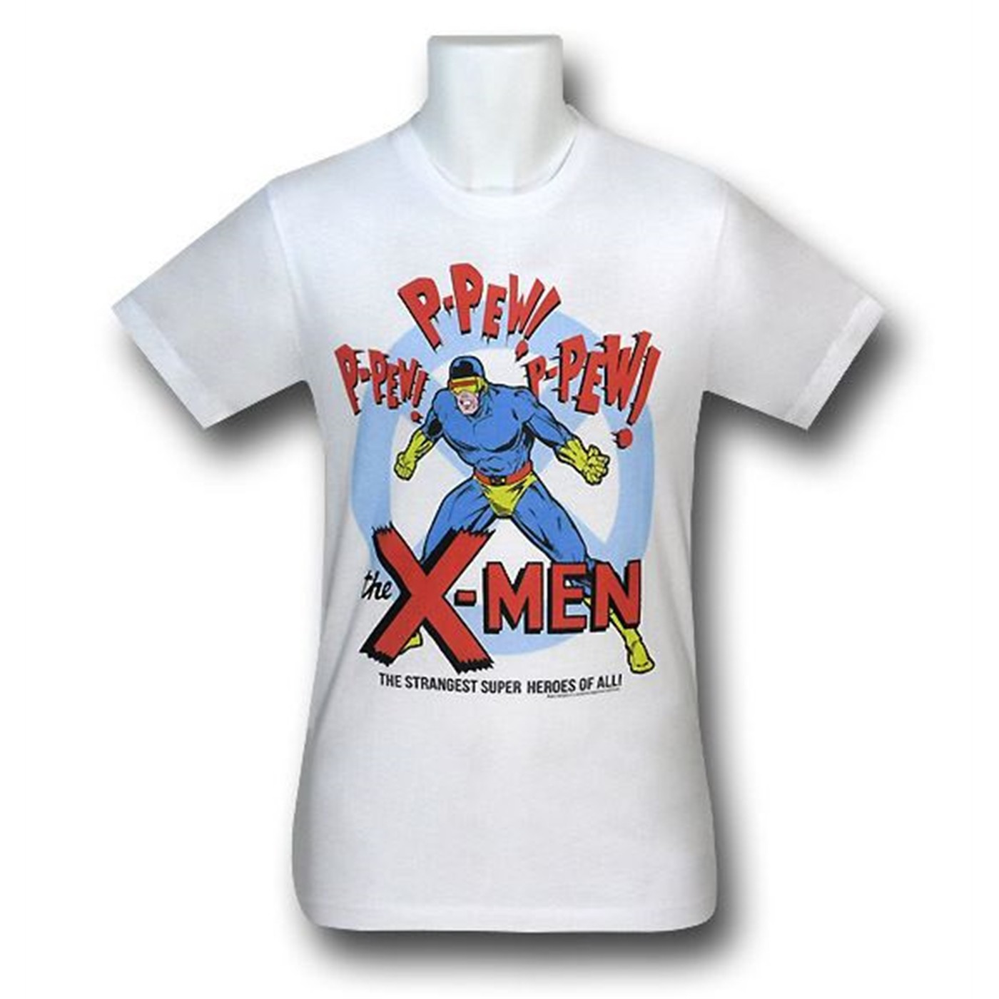 Cyclops P-Pew! P-Pew! 30 Single T-Shirt, White