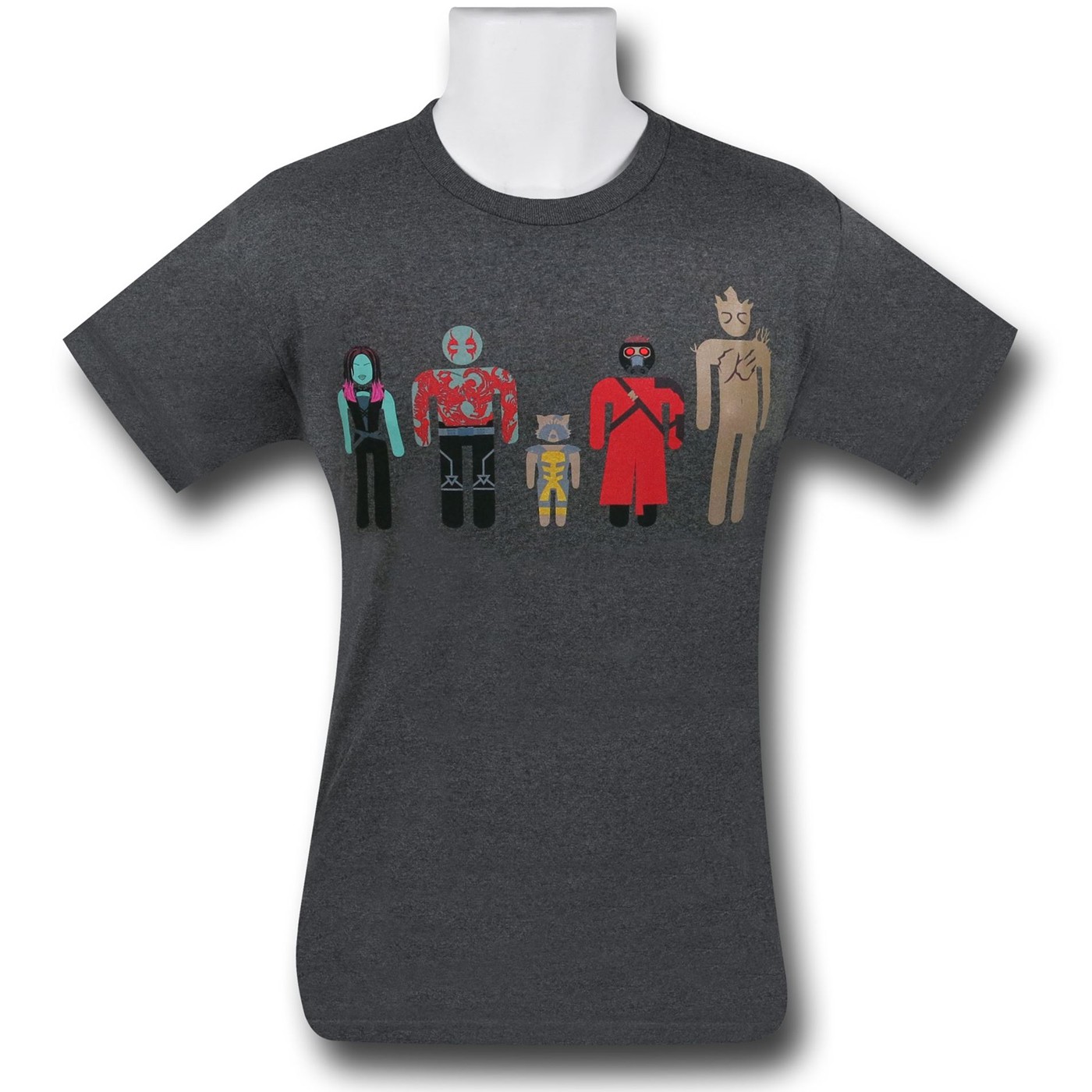Guardians Minimal Heroes 30 Single T-Shirt, Grey