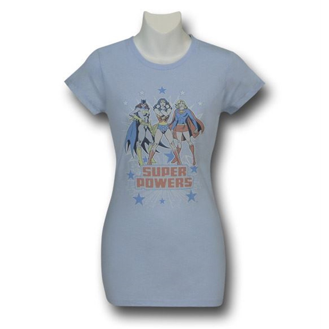 DC Women's Superpowers T-Shirt, Blue