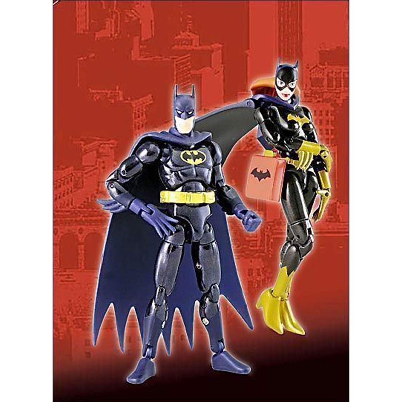 Batman Batgirl Microman Set