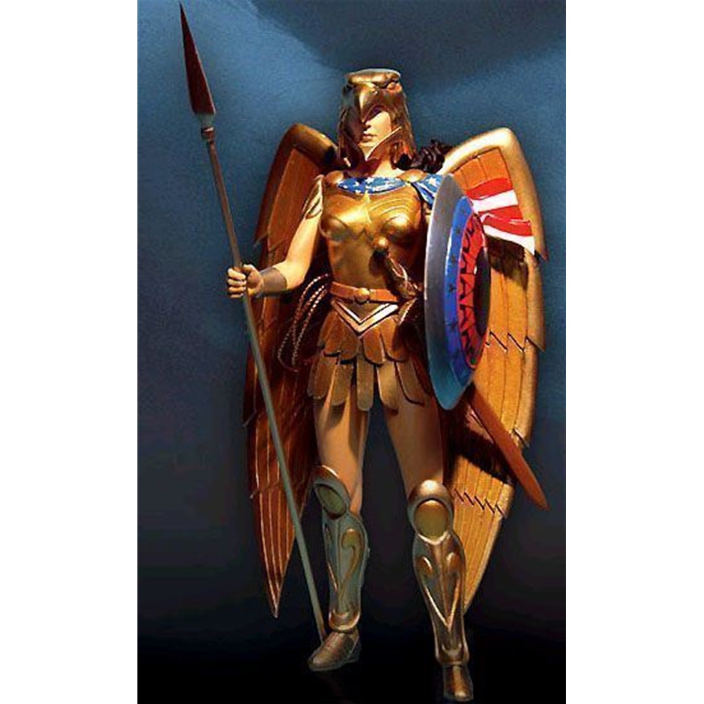 Wonder Woman Kingodm Come Armored Figure