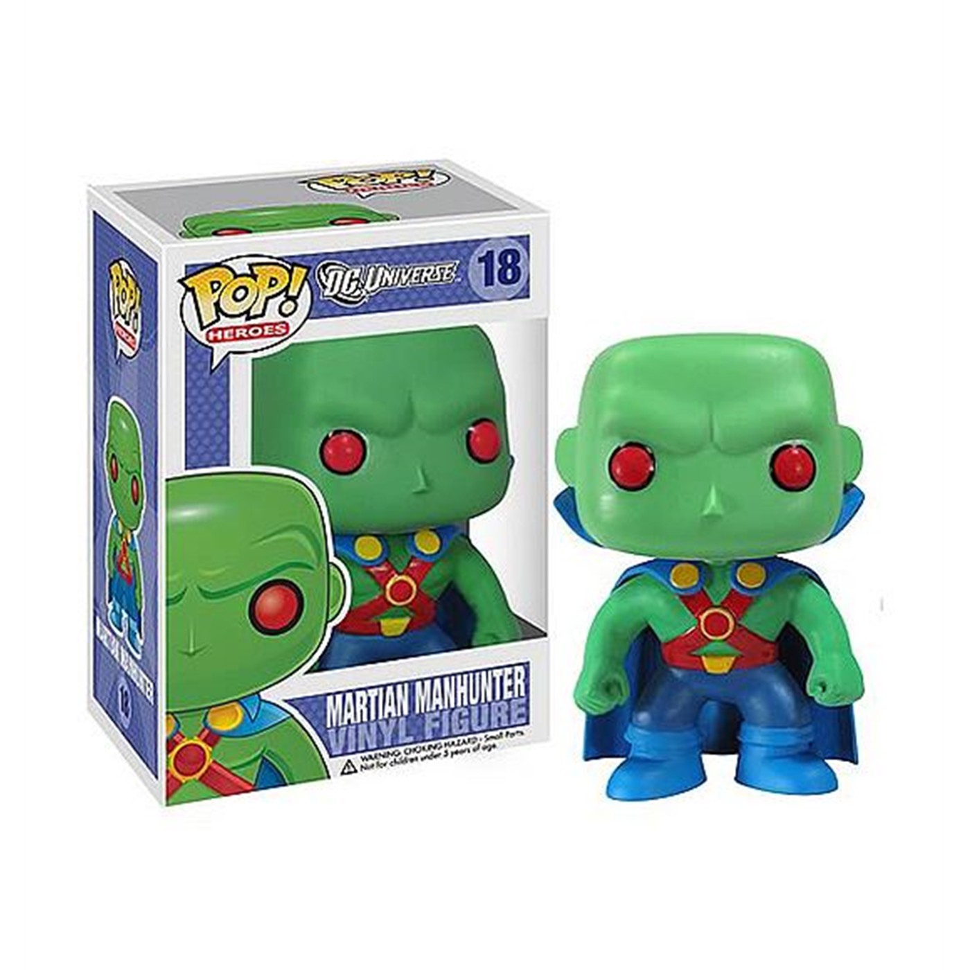 Martian Manhunter Pop Heroes Vinyl Figure