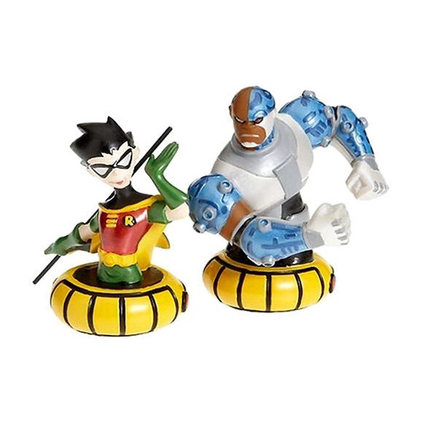 Robin Cyborg Comic Con Exclusive Bust Set