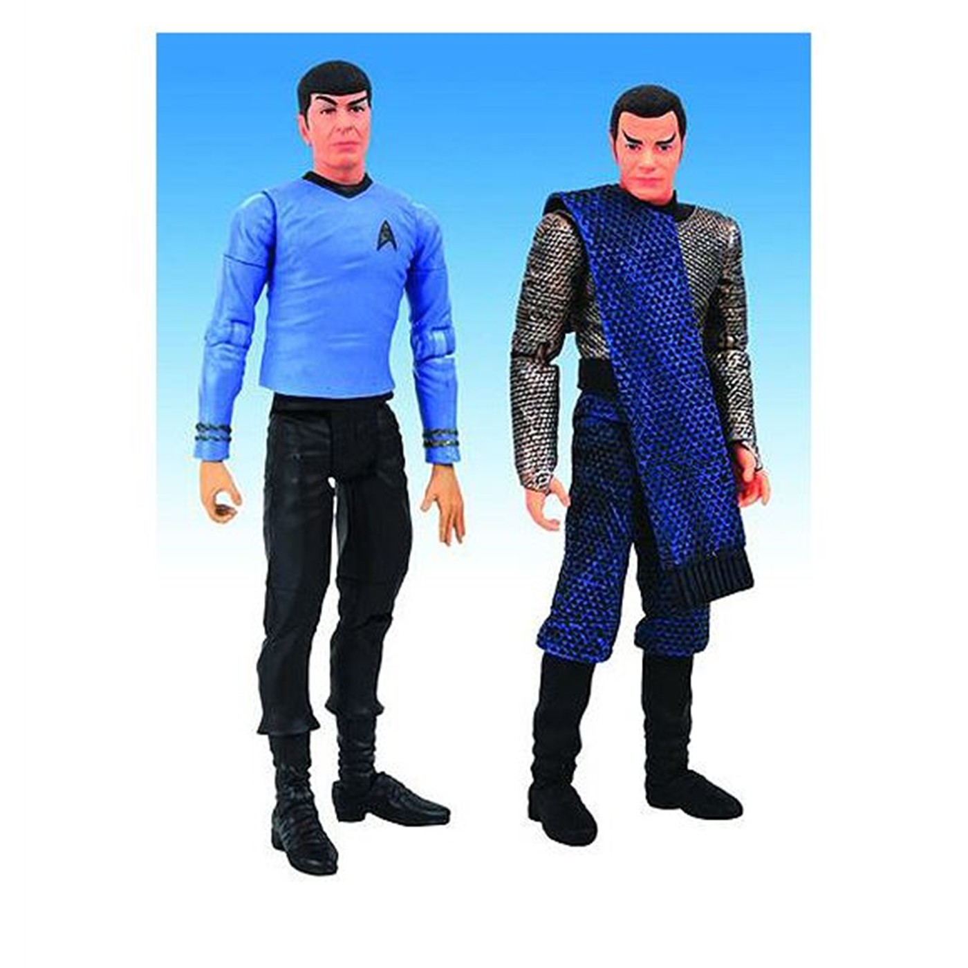 Star Trek Romulan Kirk and Spock Action Figures