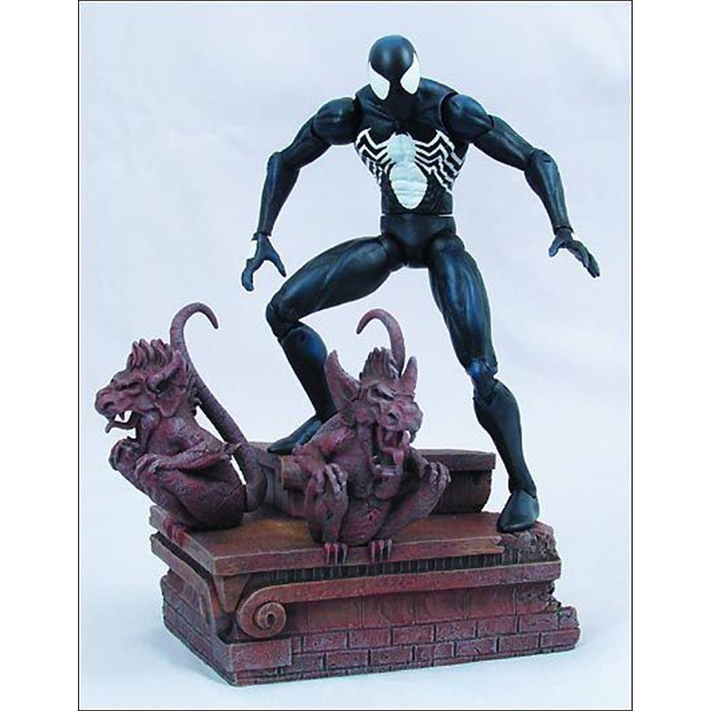 Web of Spiderman Marvel Select Black Costume Action Fig