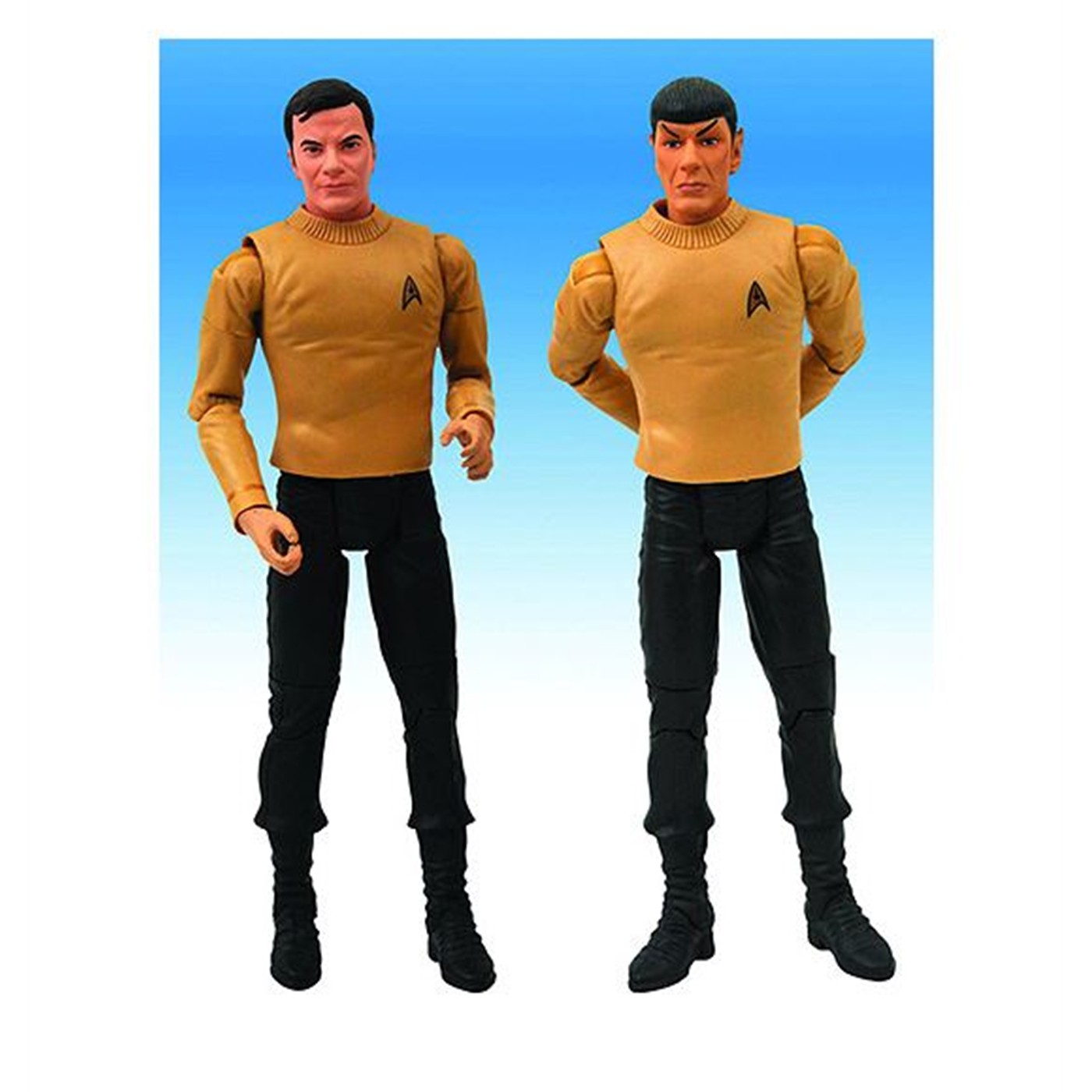 Star Trek Kirk and Spock Pilot Episode Action Figures