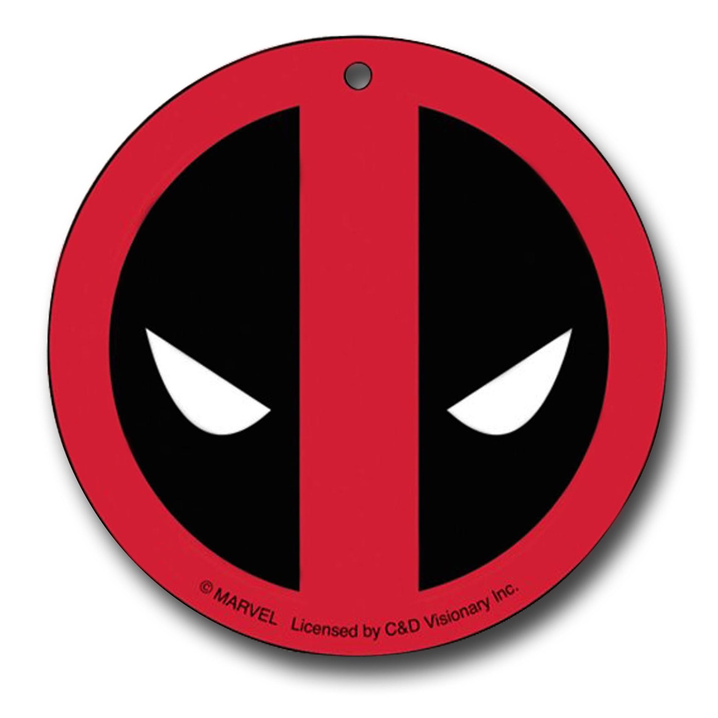 Deadpool Symbol Air Freshener, Red