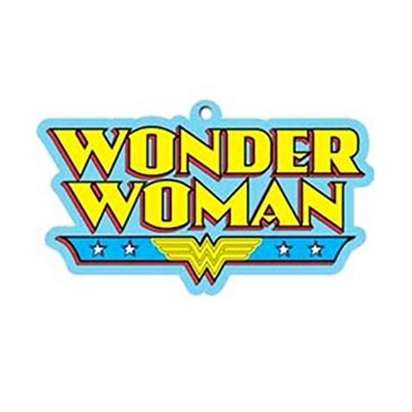 Wonder Woman Symbol Air Freshener, Blue
