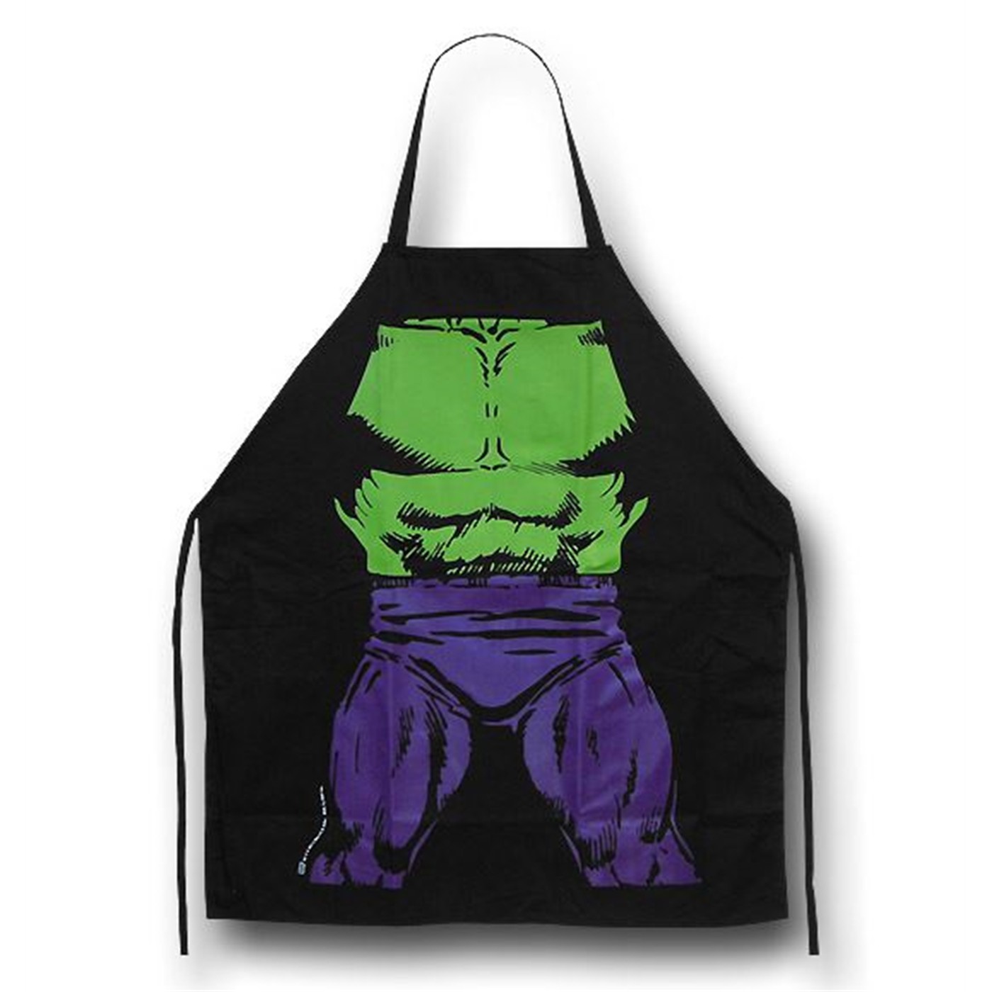 Hulk Figure Cooking Apron, Black