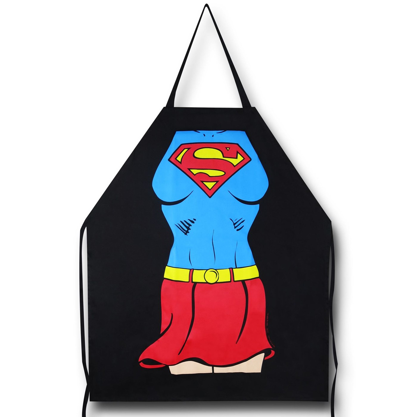 Supergirl Figure Cooking Apron, Black