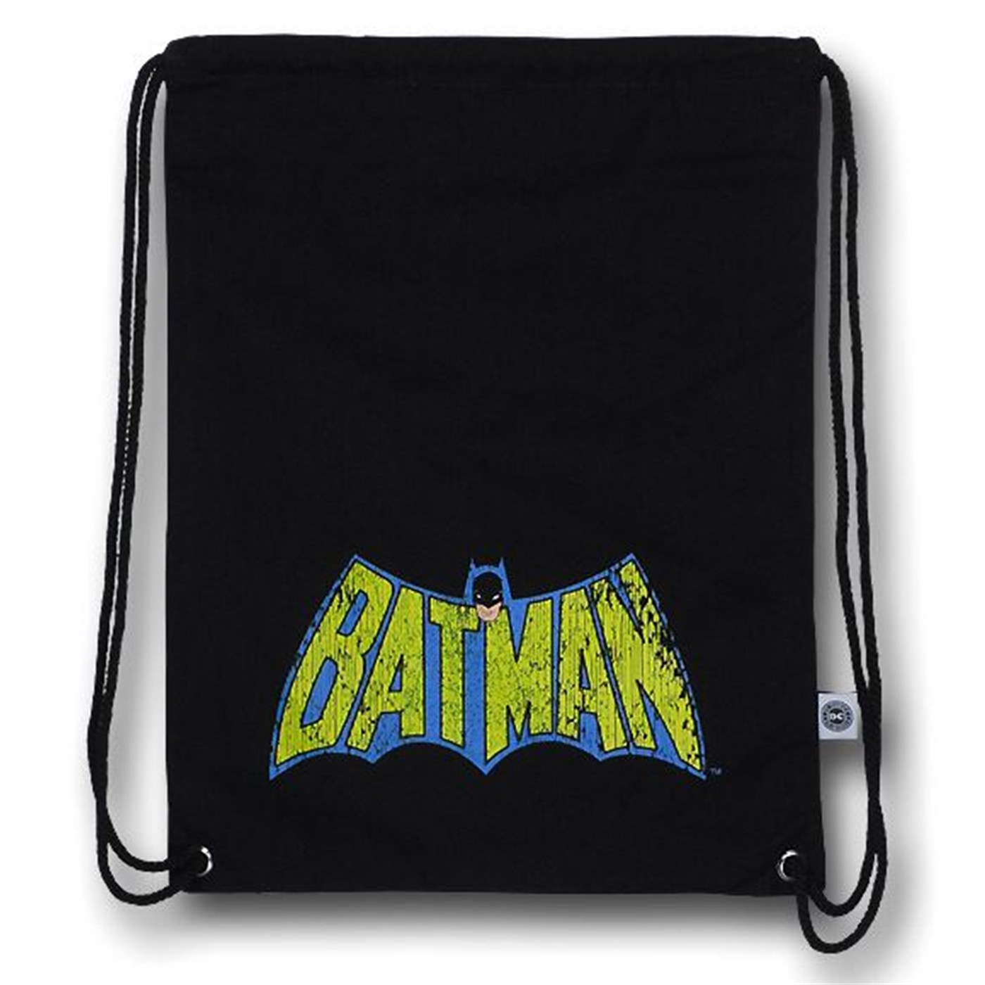 Batman Drawstring Backpack, Black