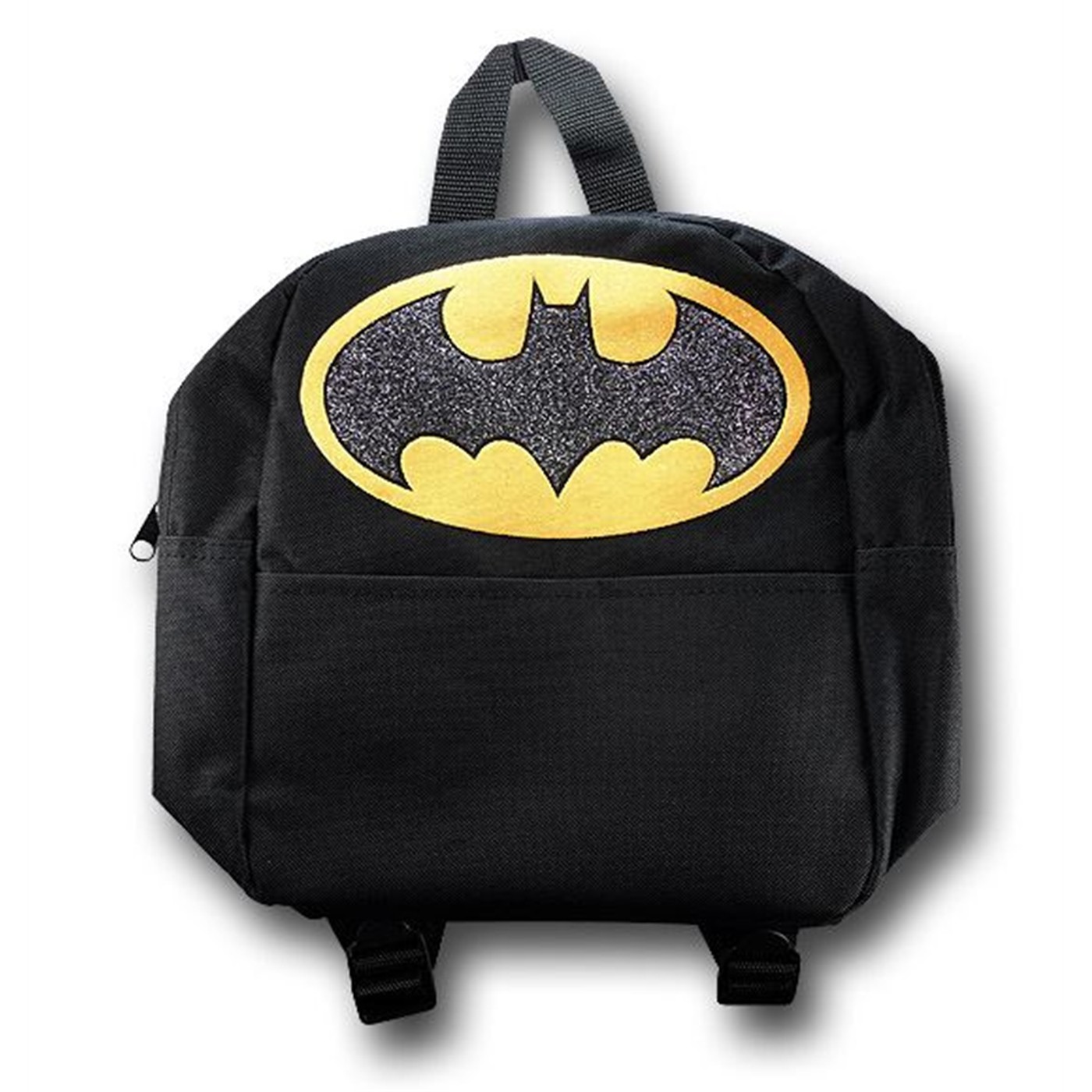 Batman Glitter Symbol Mini Backpack, Black