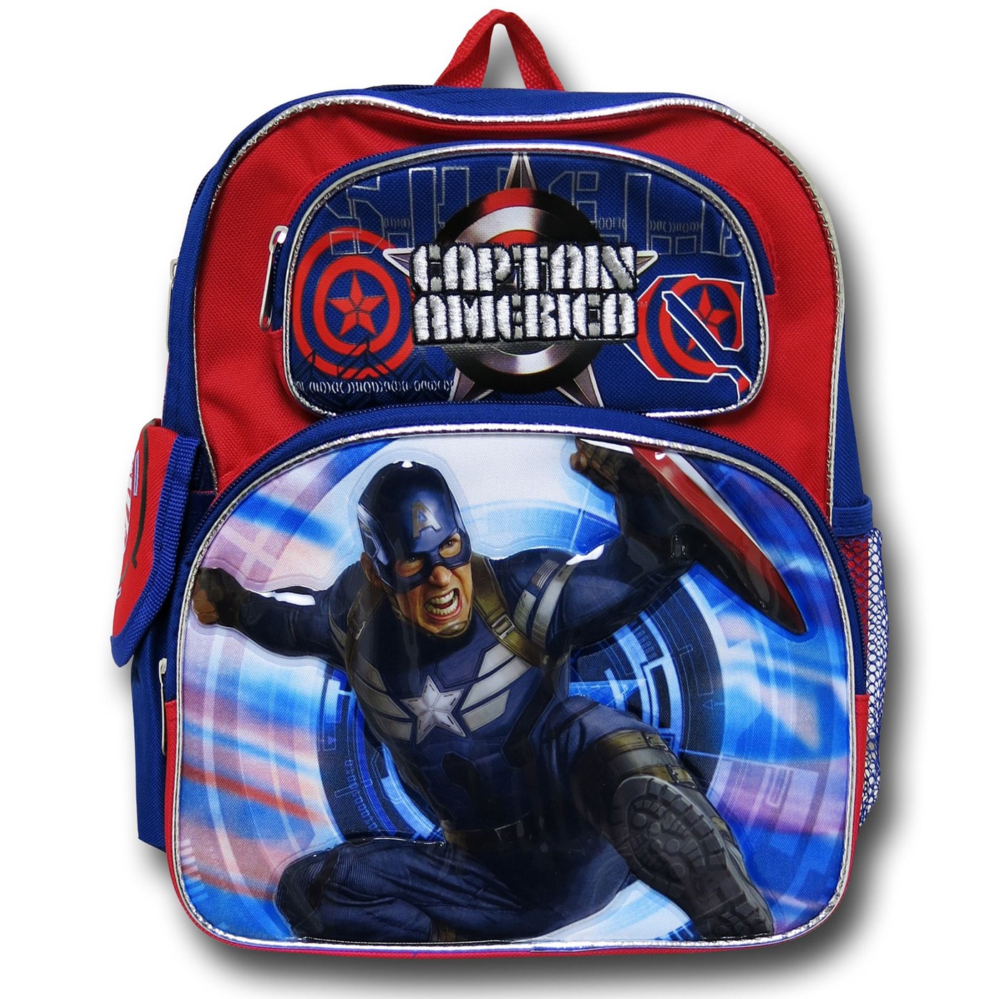 Captain America Jumping Kids Backpack, Blue