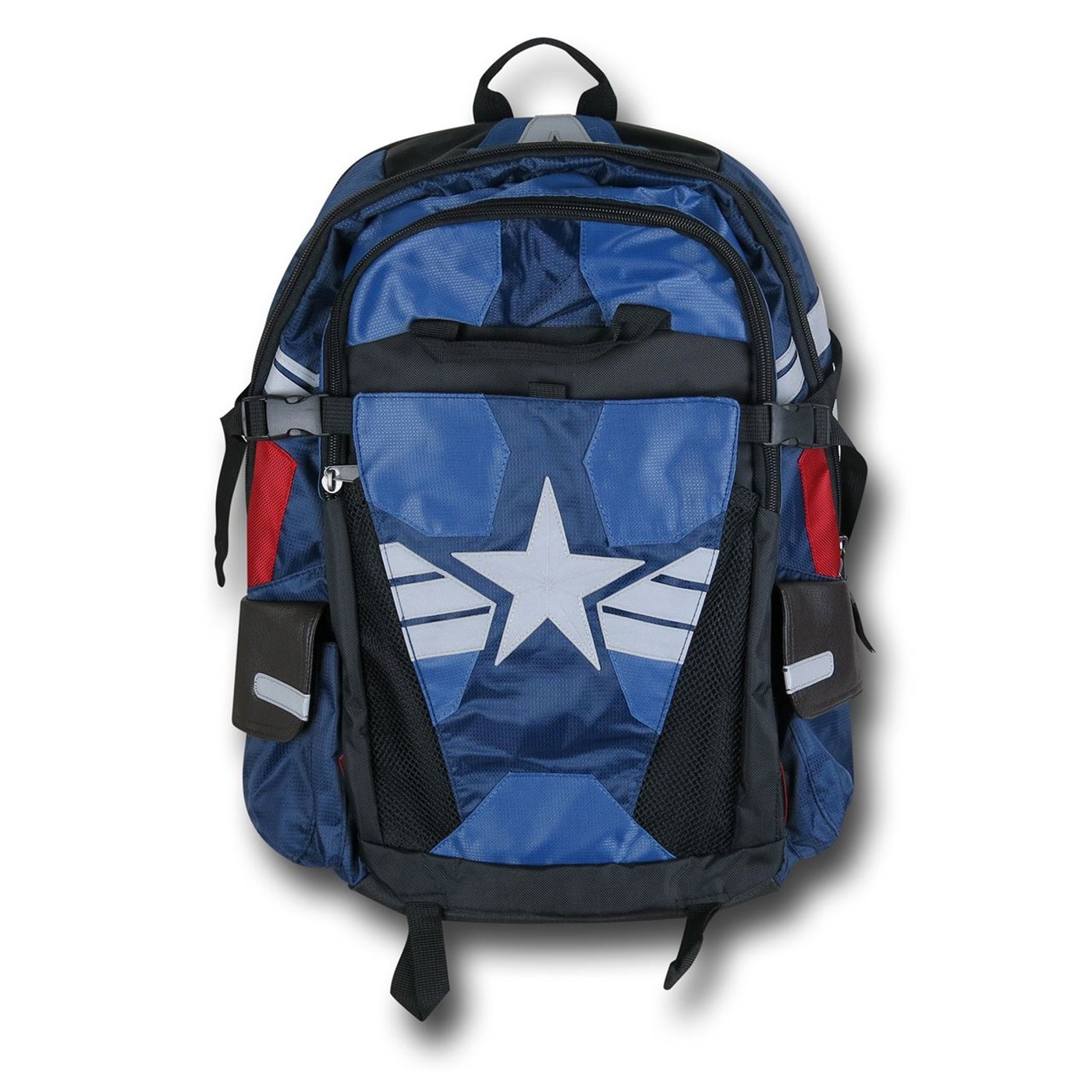 Captain America Costume Laptop Backpack, Blue