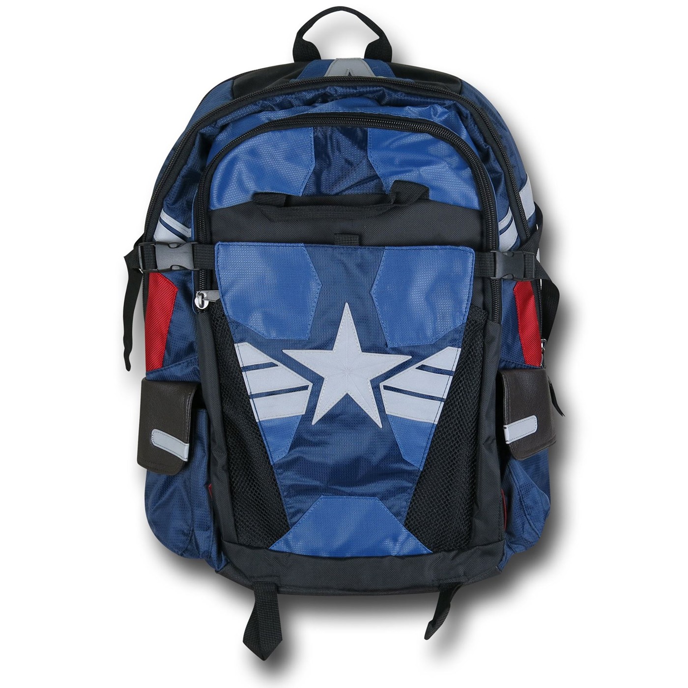 Captain America Winter Soldier Built Backpack, Blue