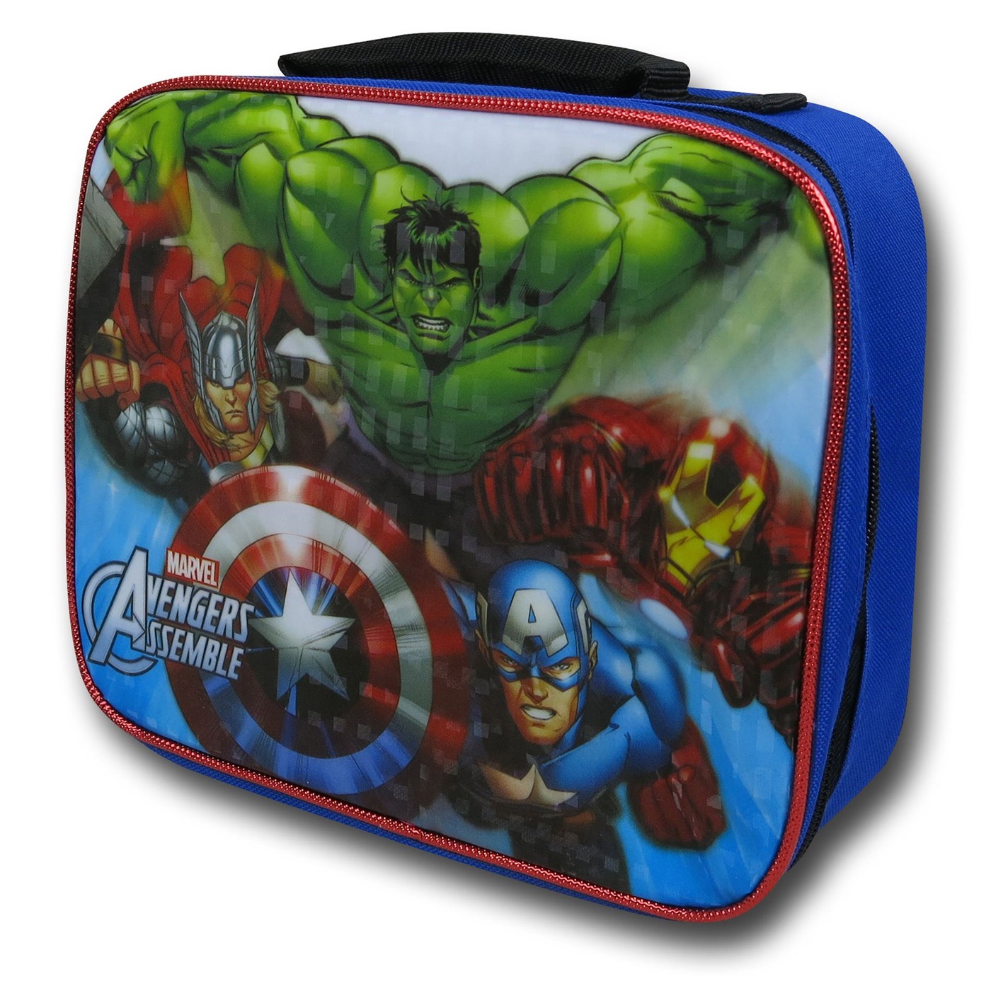 Avengers Rectangular Soft Lunch Box, Blue