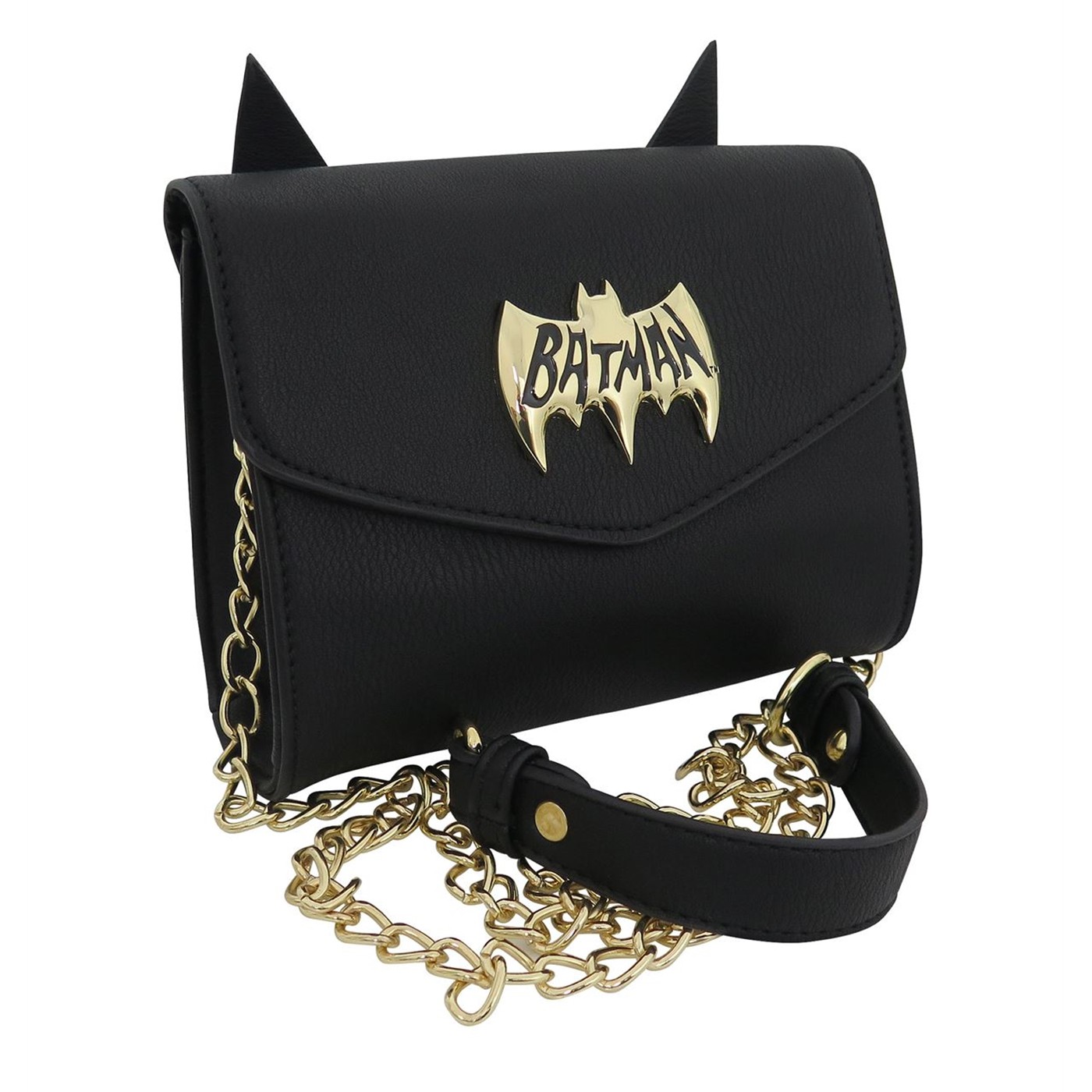 Adam West Batman Sidekick Cross-Body Bag, Black