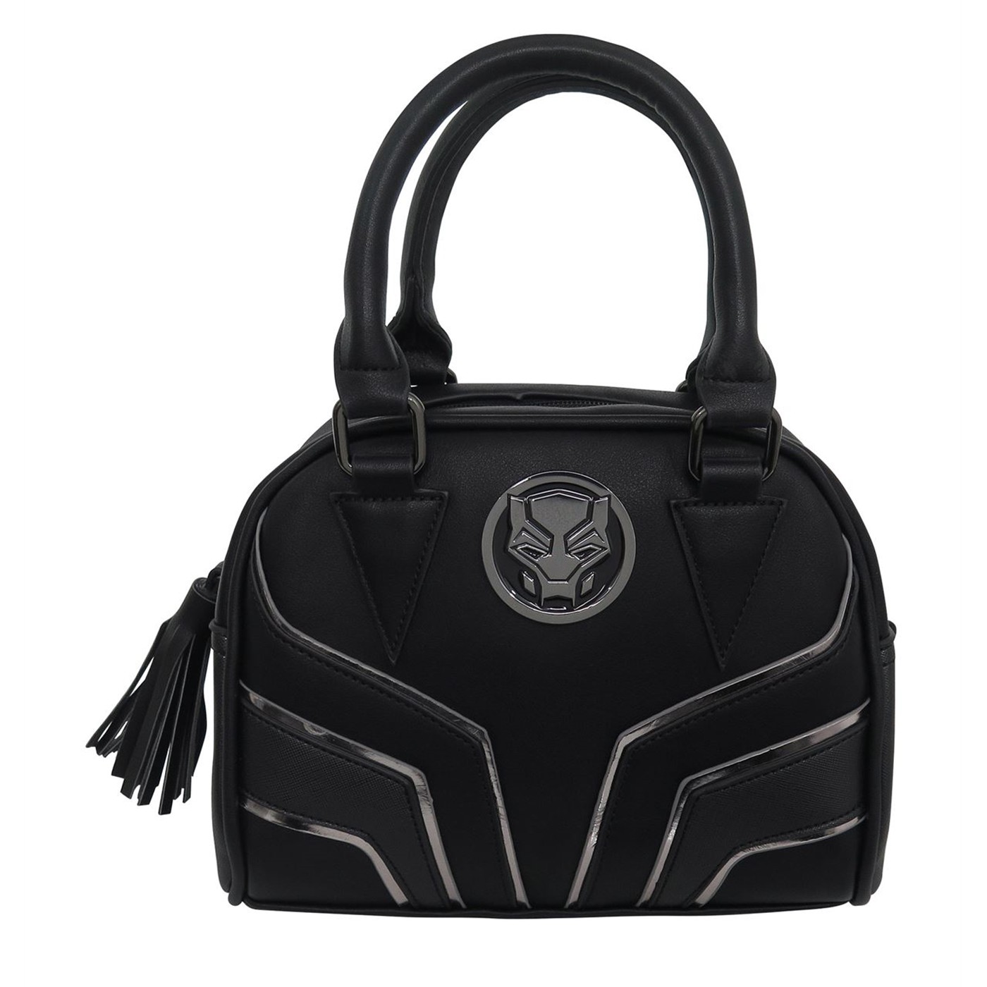 Black Panther Movie Logo Satchel Handbag, Black