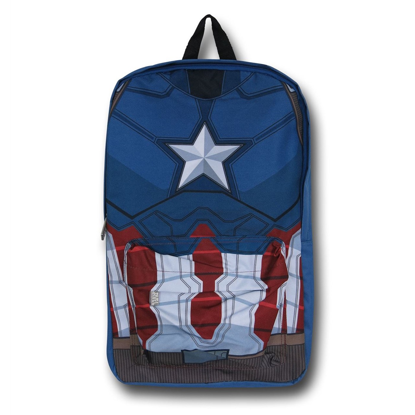 Captain America Suit Up Costume Nylon Backpack, Blue