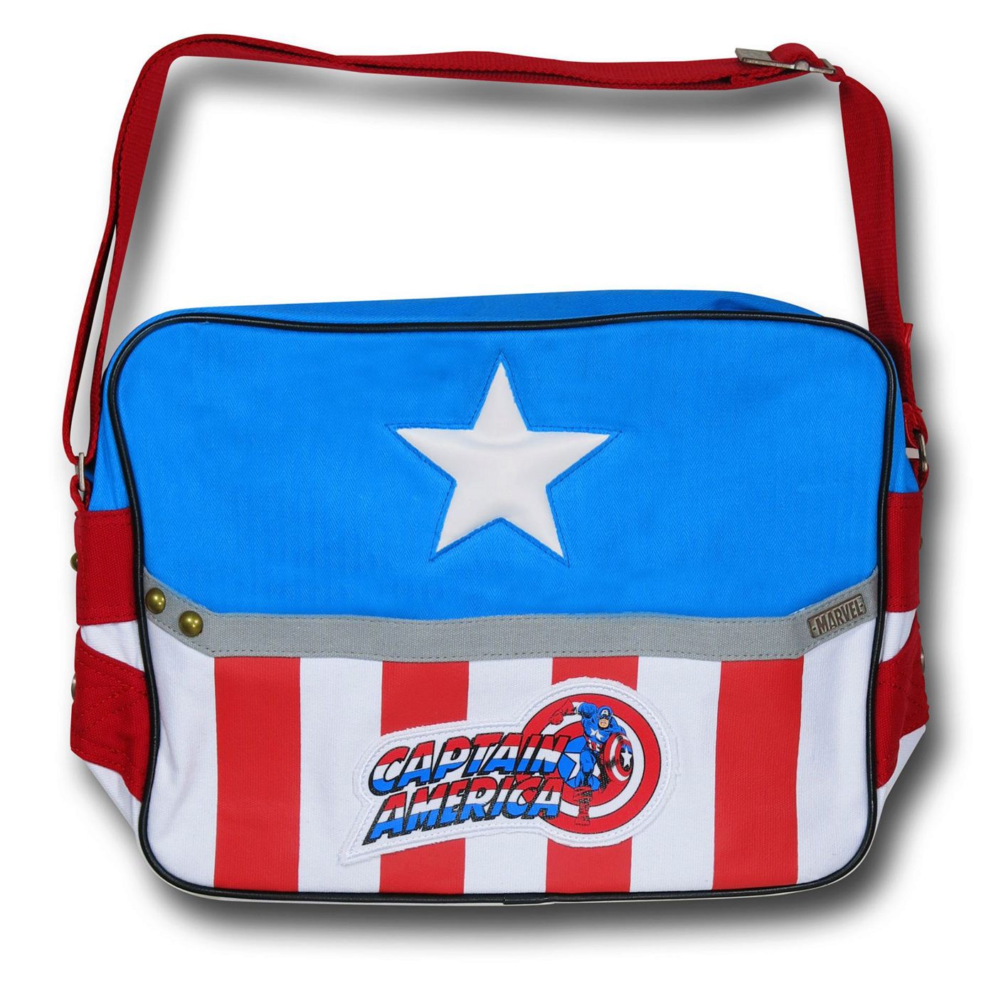 Captain America Costume Messenger Bag, Blue