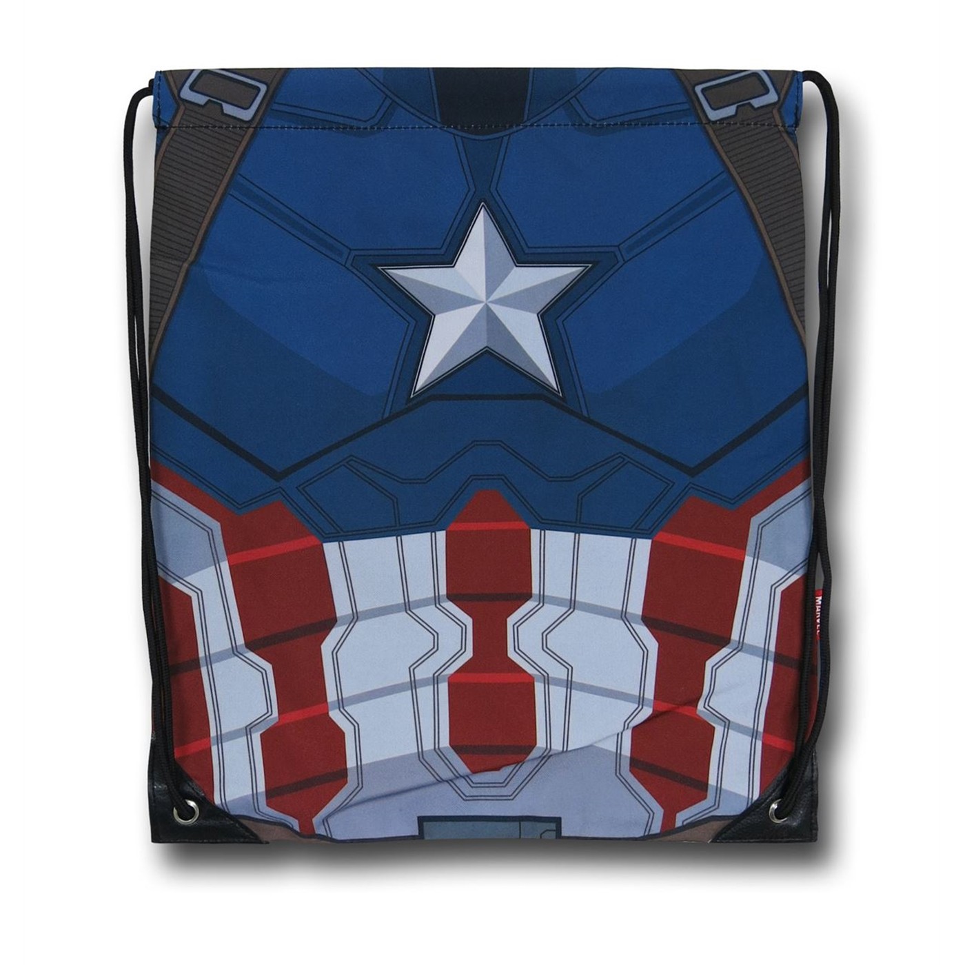 Captain America Costume Drawstring Backpack, Blue
