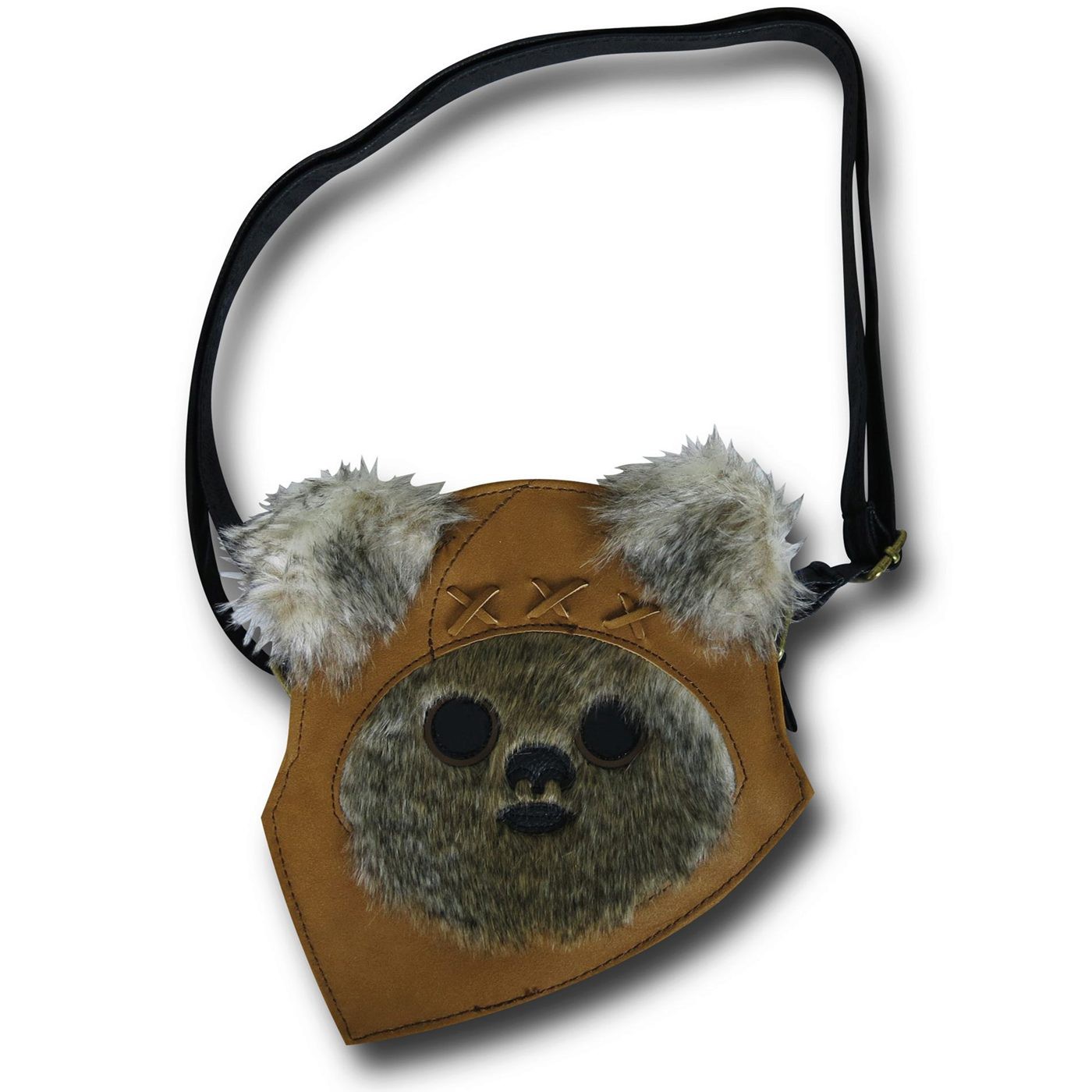 Star Wars Ewok Cross-Body Faux Women's Leather Bag, Brown