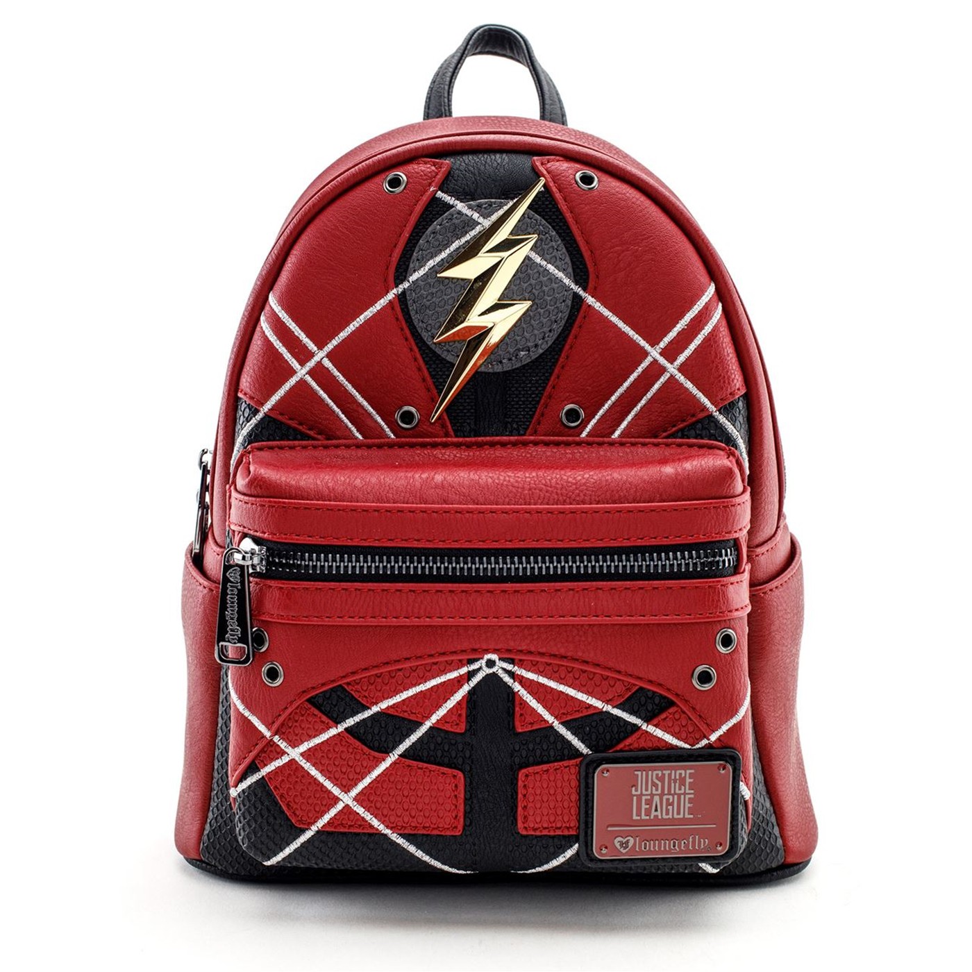 Flash Justice League Armor Mini Backpack, Red