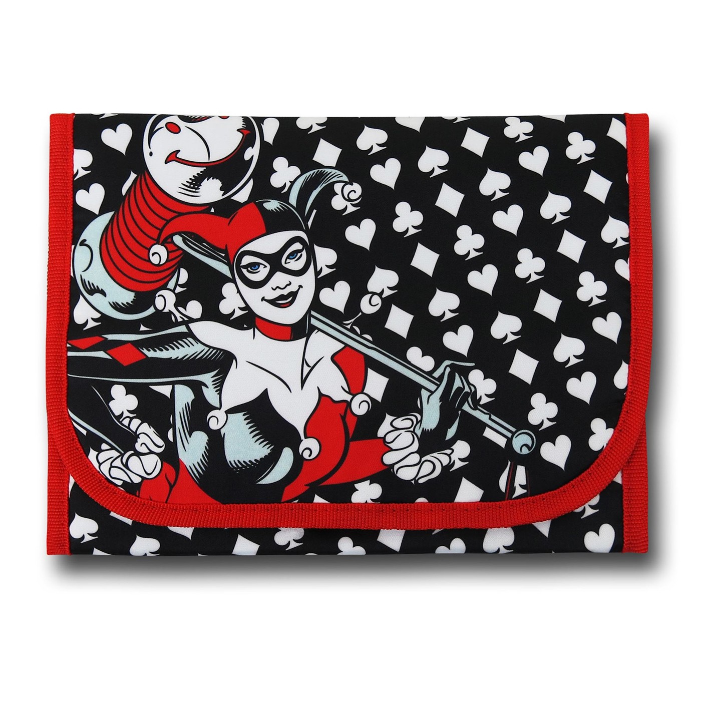 Harley Quinn Cosmetic Bag, White