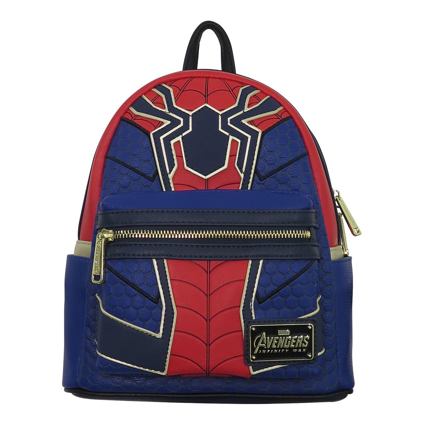 Infinity War Loungefly Iron Spider Mini Backpack, Blue
