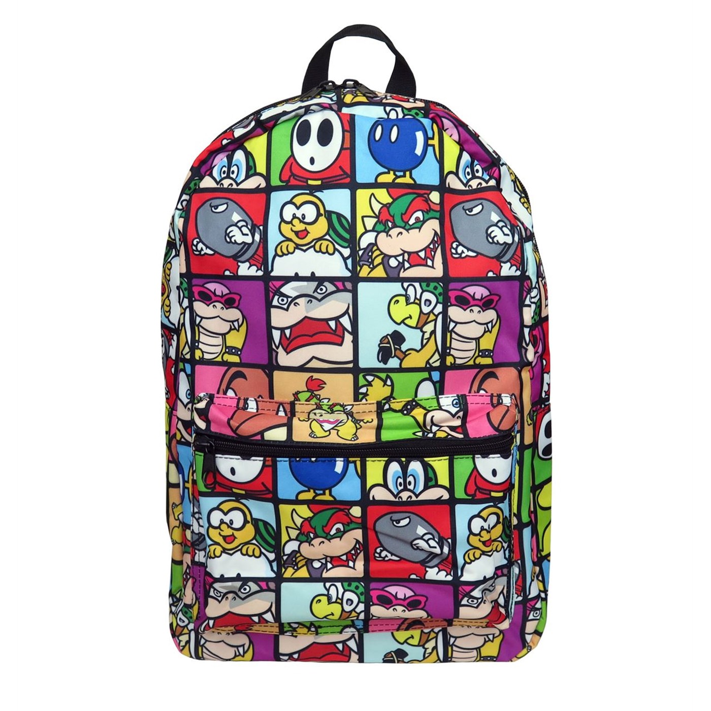 Super Mario Bros. Villains Sublimated Backpack, Black