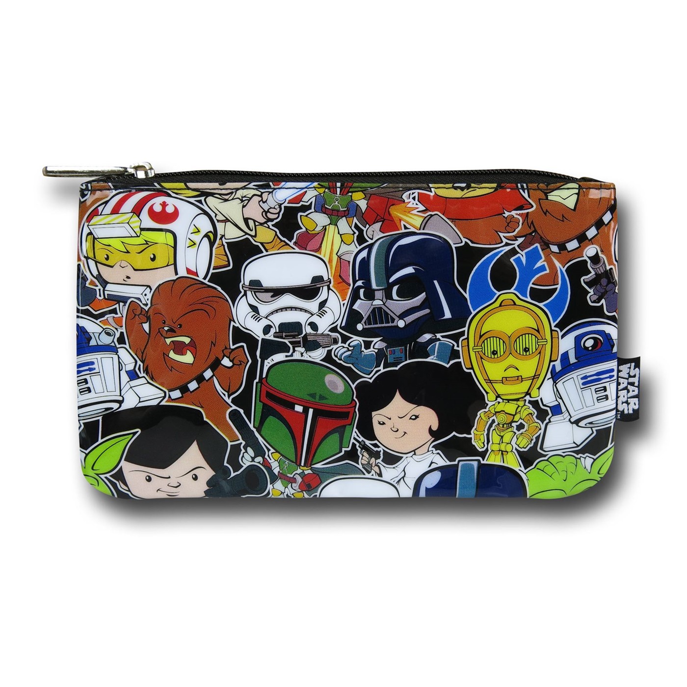 Star Wars Cute Character Makeup Bag, Black