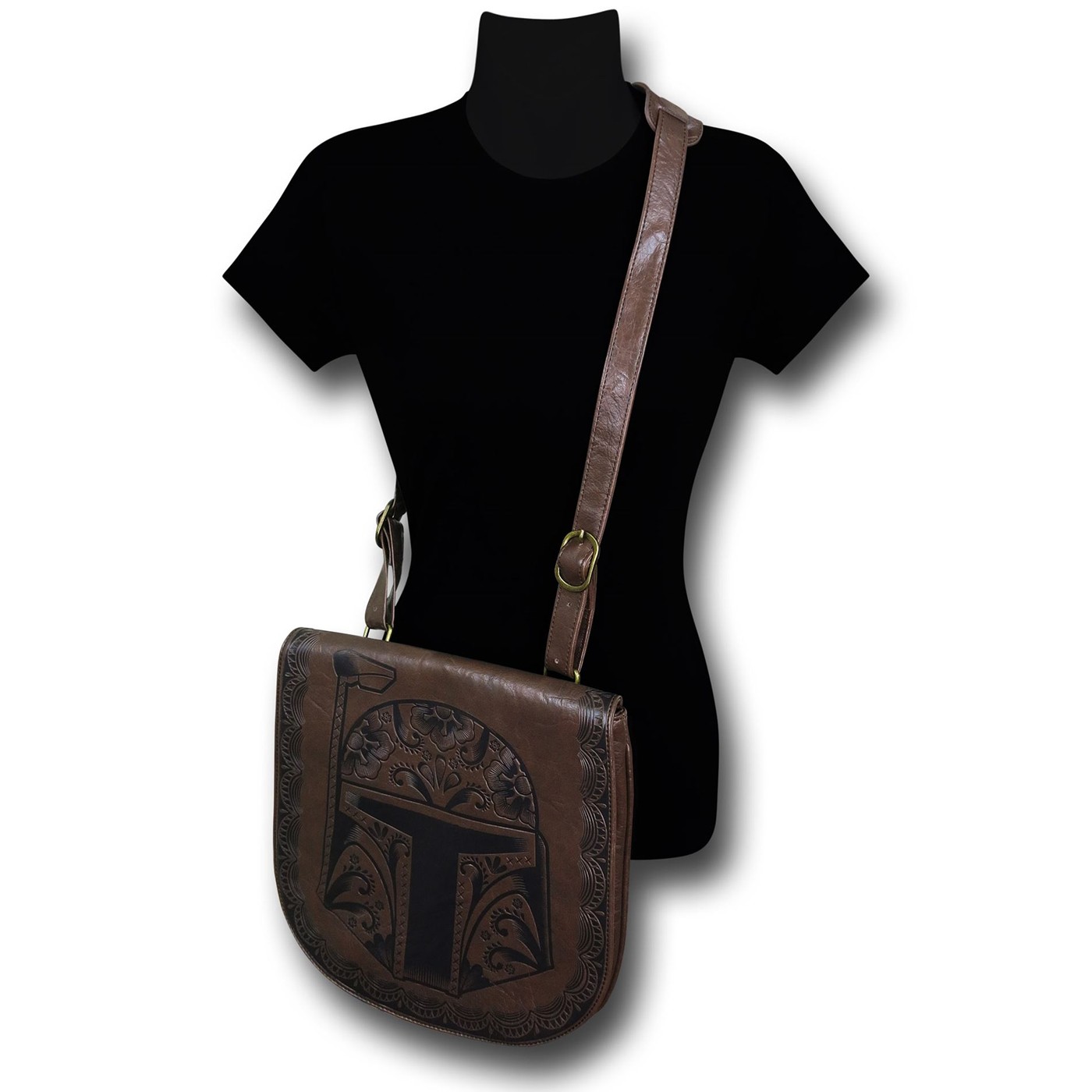 Star Wars Boba Fett Women's Faux Leather Bag, Brown