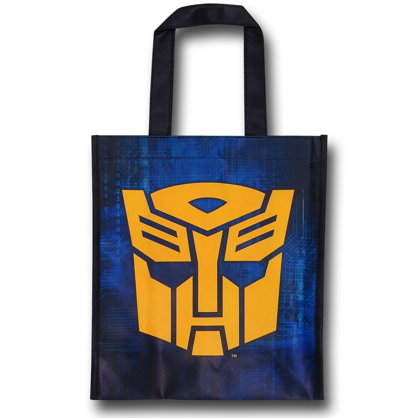 Transformers Symbols Recycled Shopper Tote, Blue