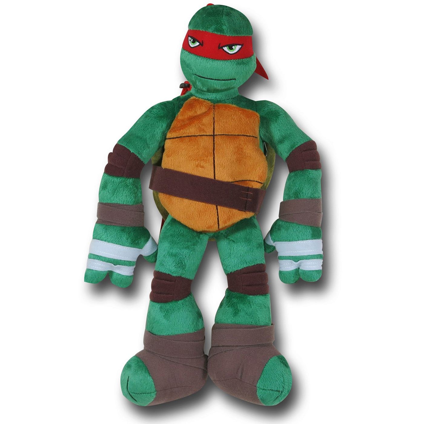 TMNT Raphael Plush Backpack, Green