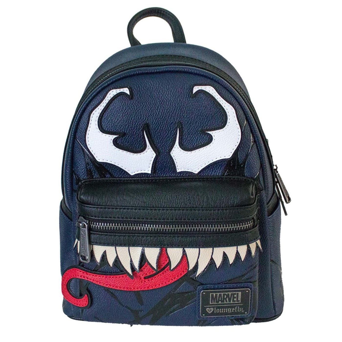 Venom Big Face Mini Backpack, Black