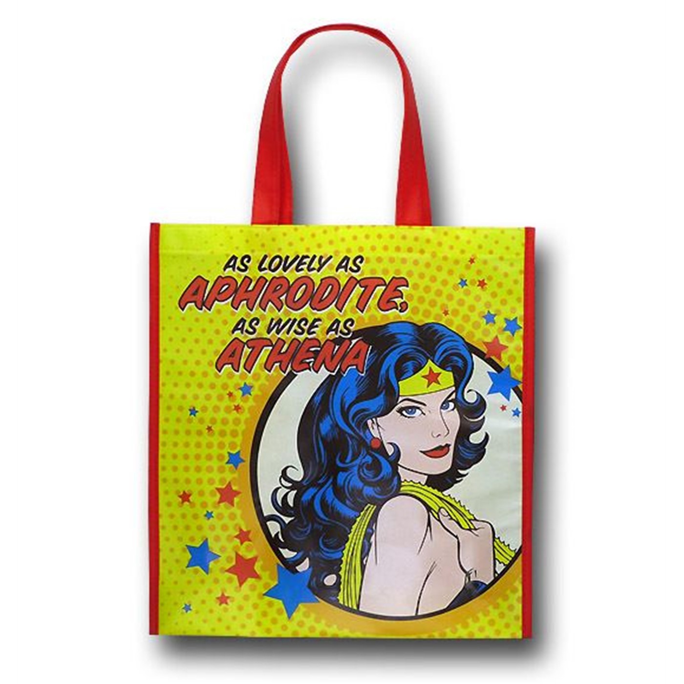 Wonder Woman Aphrodite Yellow Hand Bag, Yellow