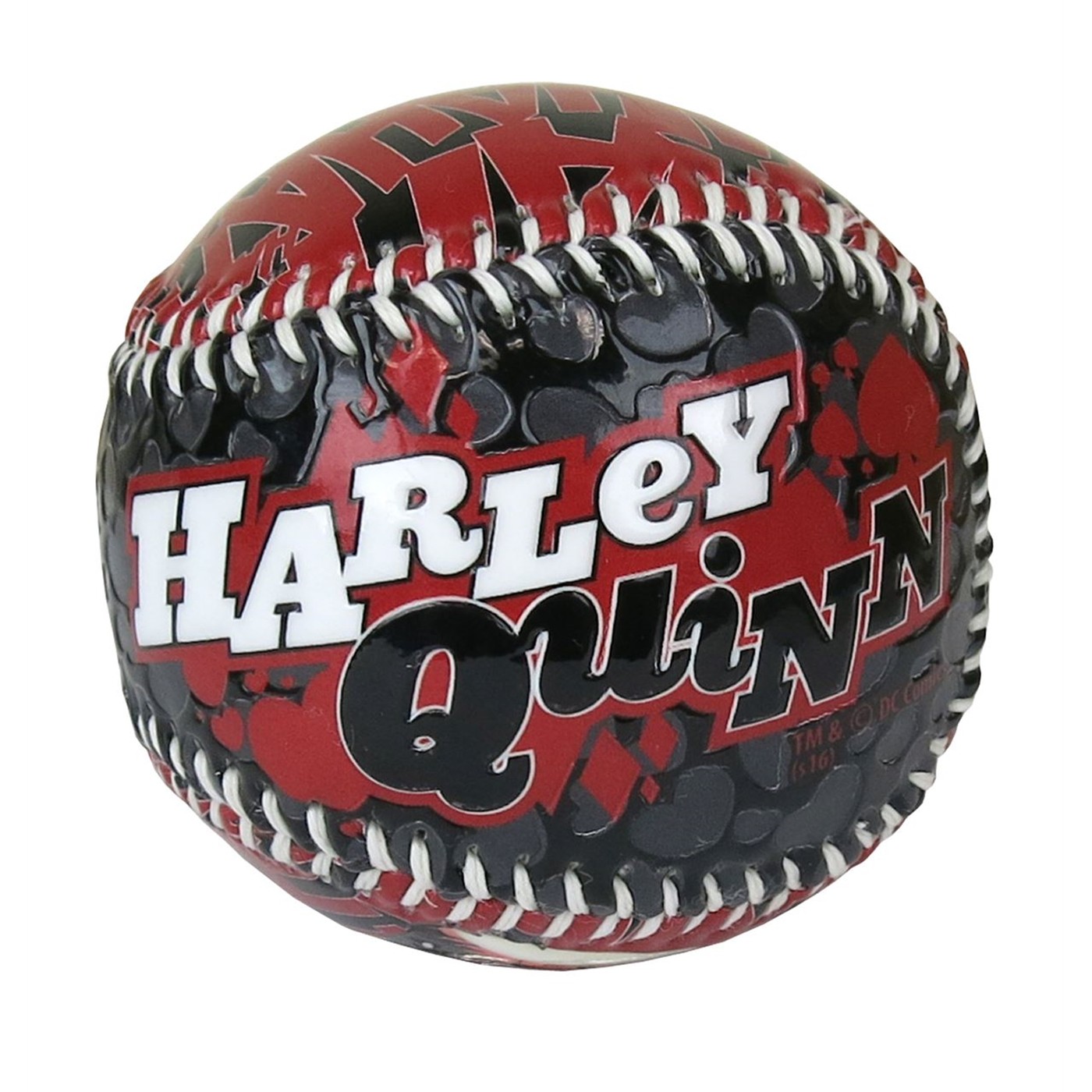 Harley Quinn Image Youth Baseball, Red
