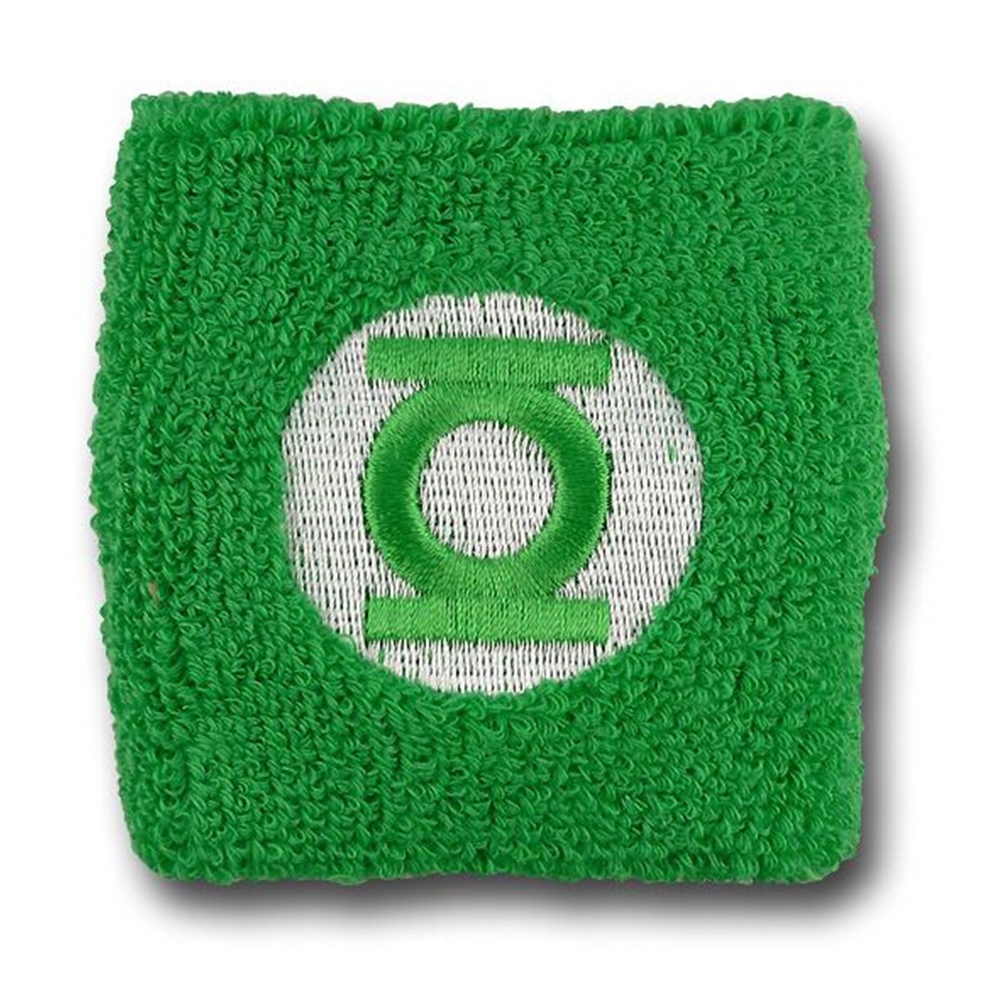 Green Lantern Symbol Terrycloth Wristband, Green