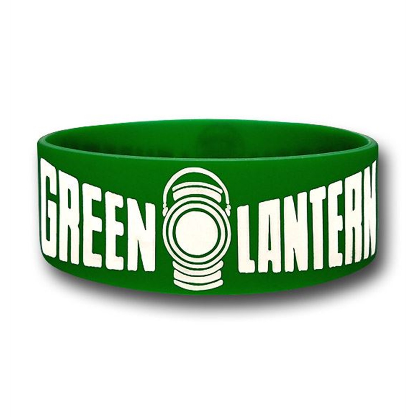 Green Lantern Classic Logo Rubber Wristband, Green