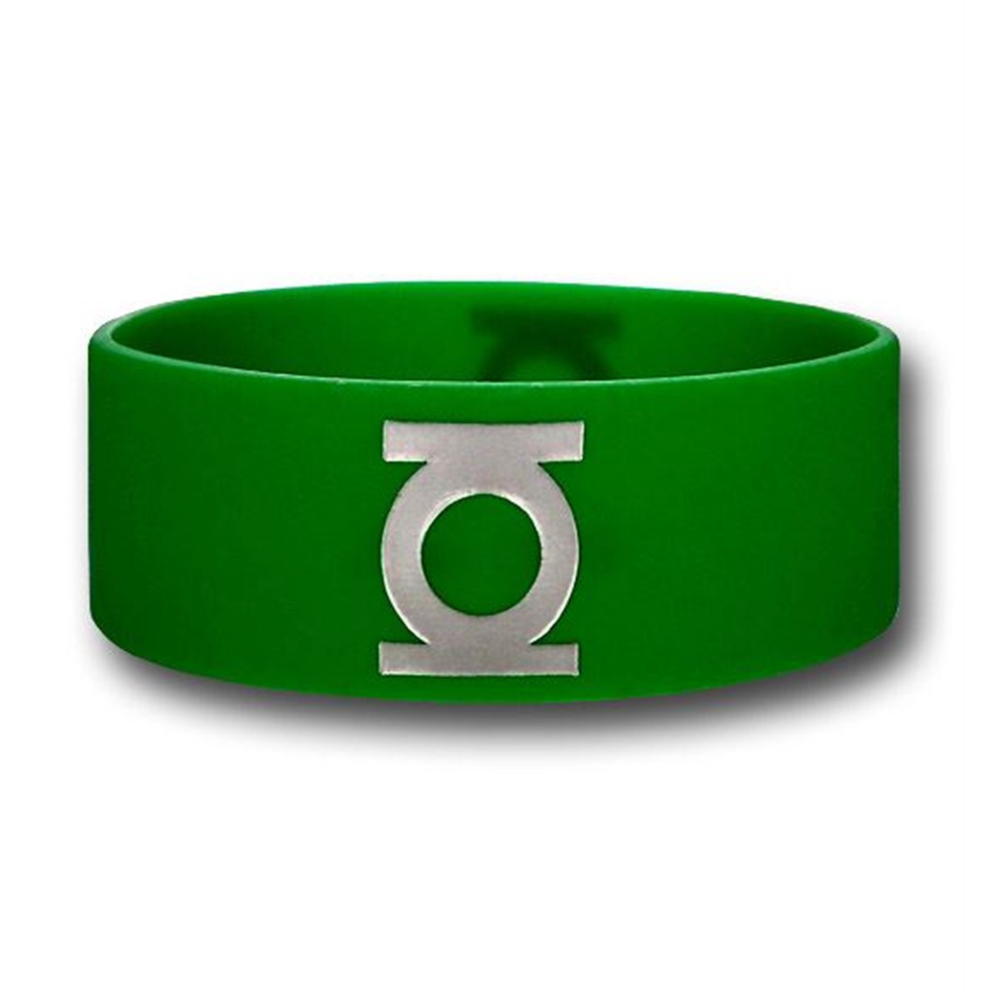 Green Lantern Modern Symbol Rubber Wristband, Green
