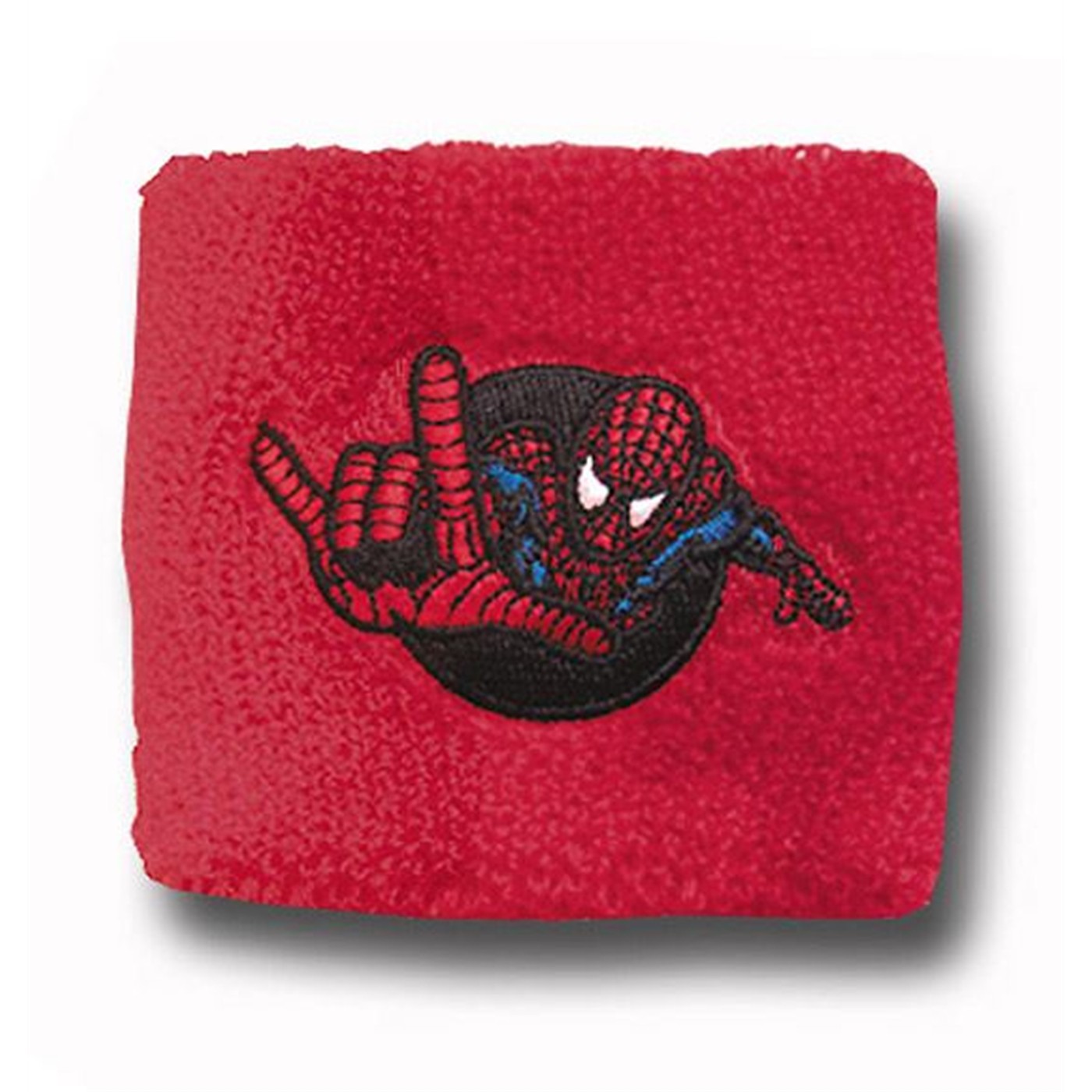 Spiderman Red Terrycloth Wristband