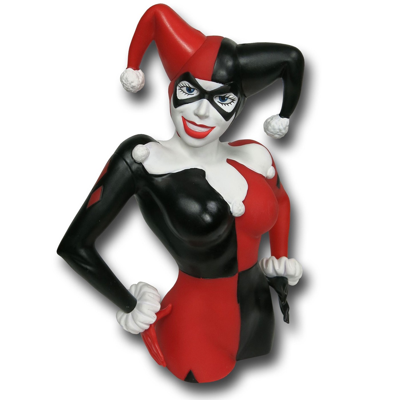 Harley Quinn Bust Bank, Red