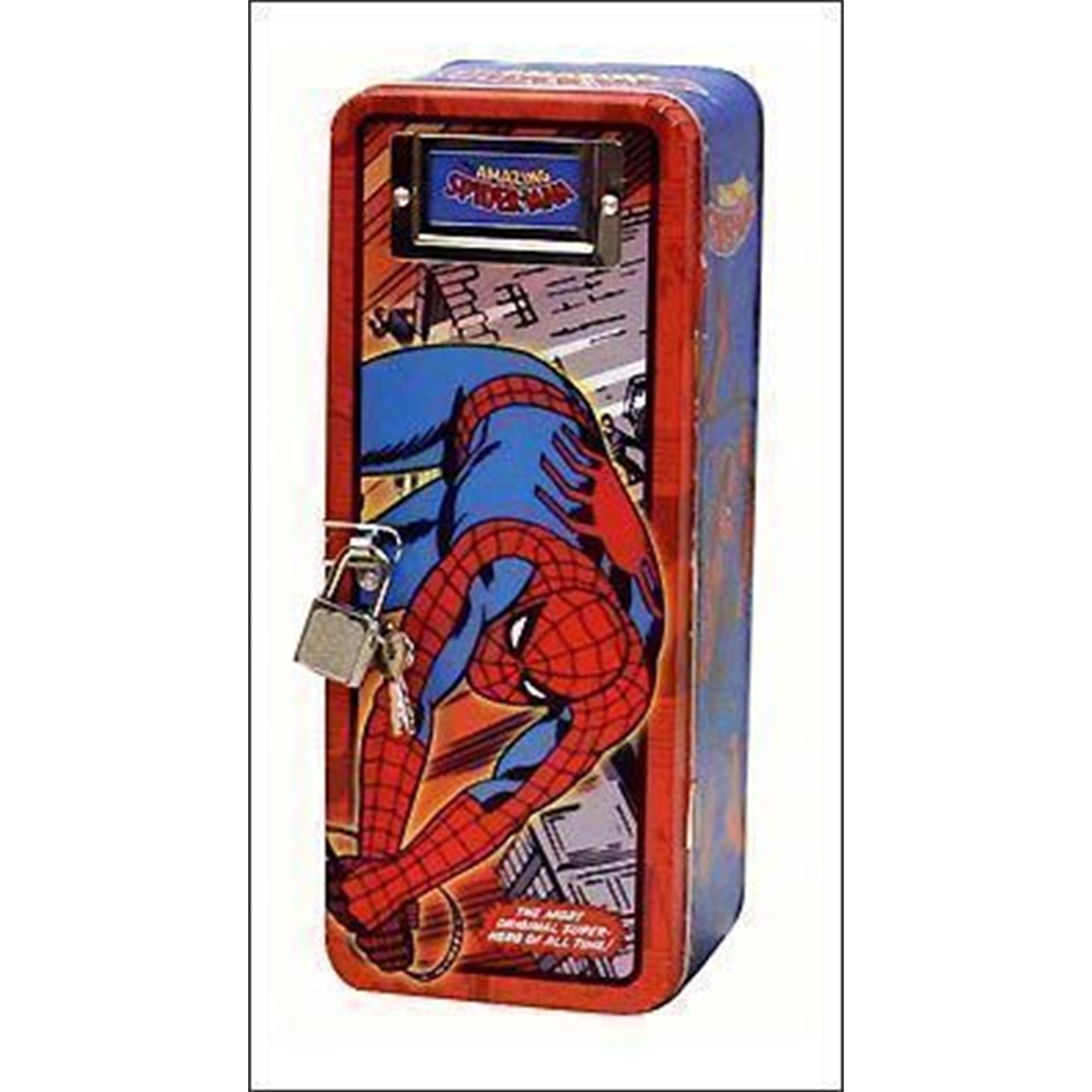 Spiderman Tin Locker Bank