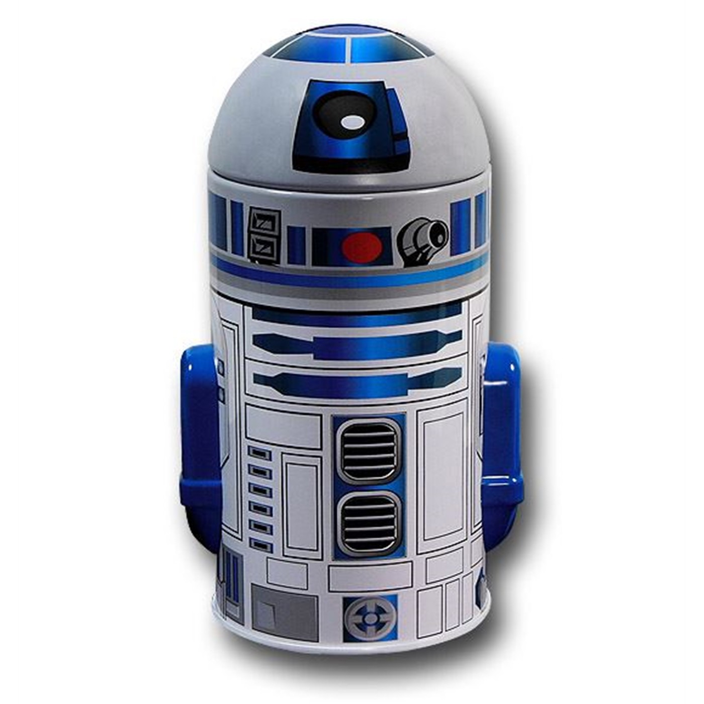 Star Wars R2D2 Cylindrical Figure Tin Bank, White