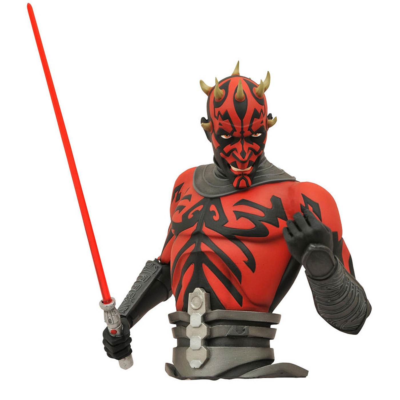 Star Wars Animated Darth Maul Bust Bank, Red