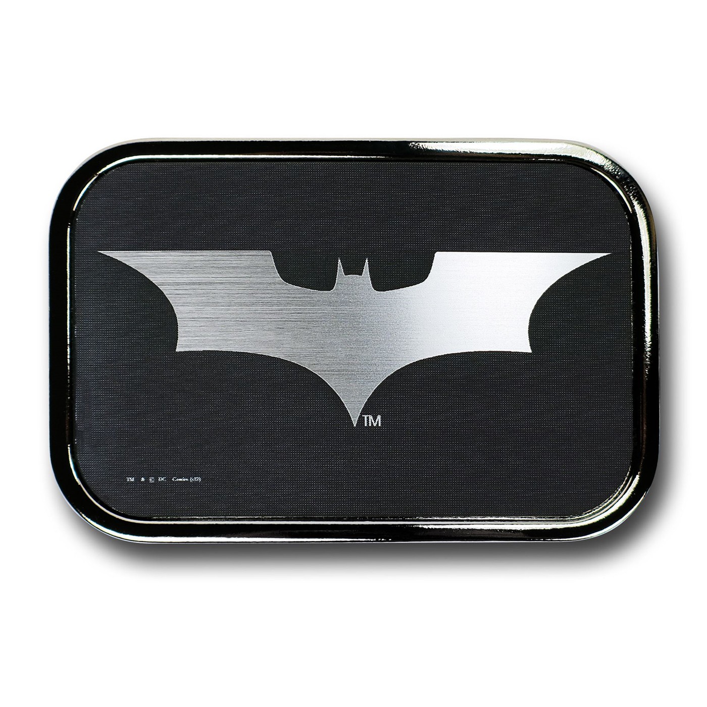 Batman Dark Knight Symbol Rectangular Belt Buckle, Black