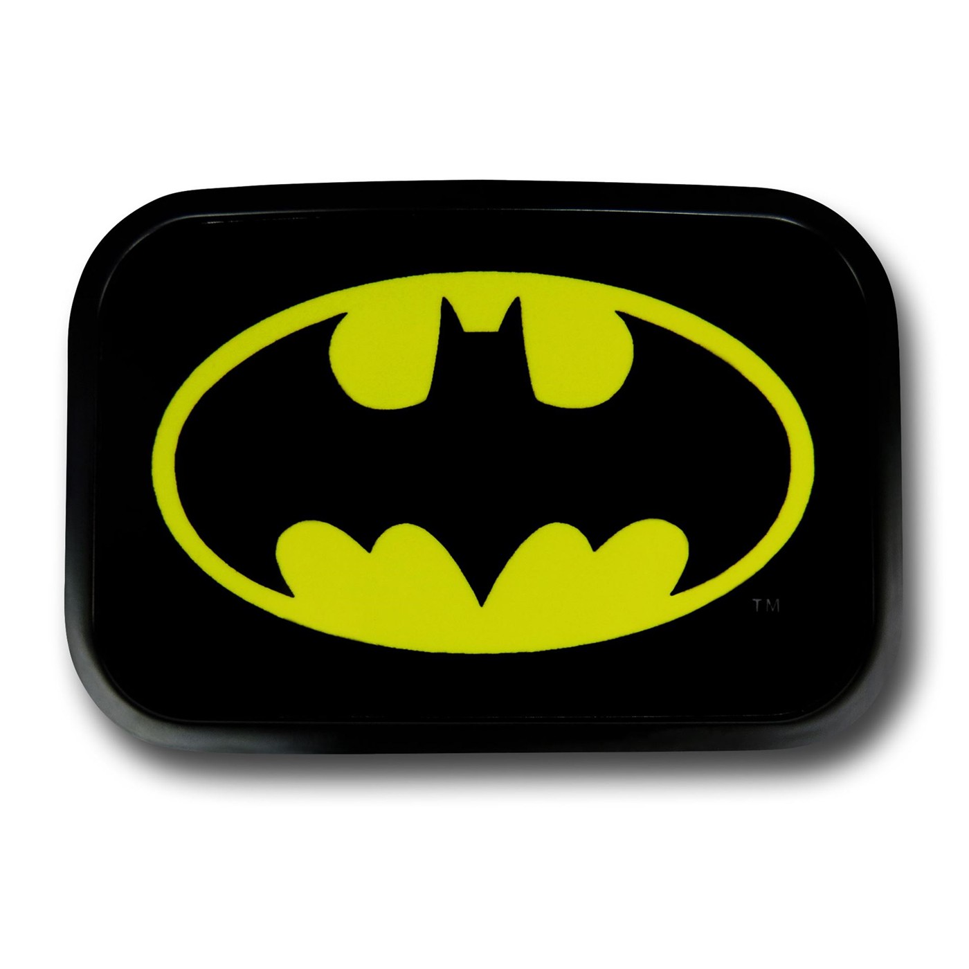 Batman Color Symbol Rectangular Belt Buckle, Black
