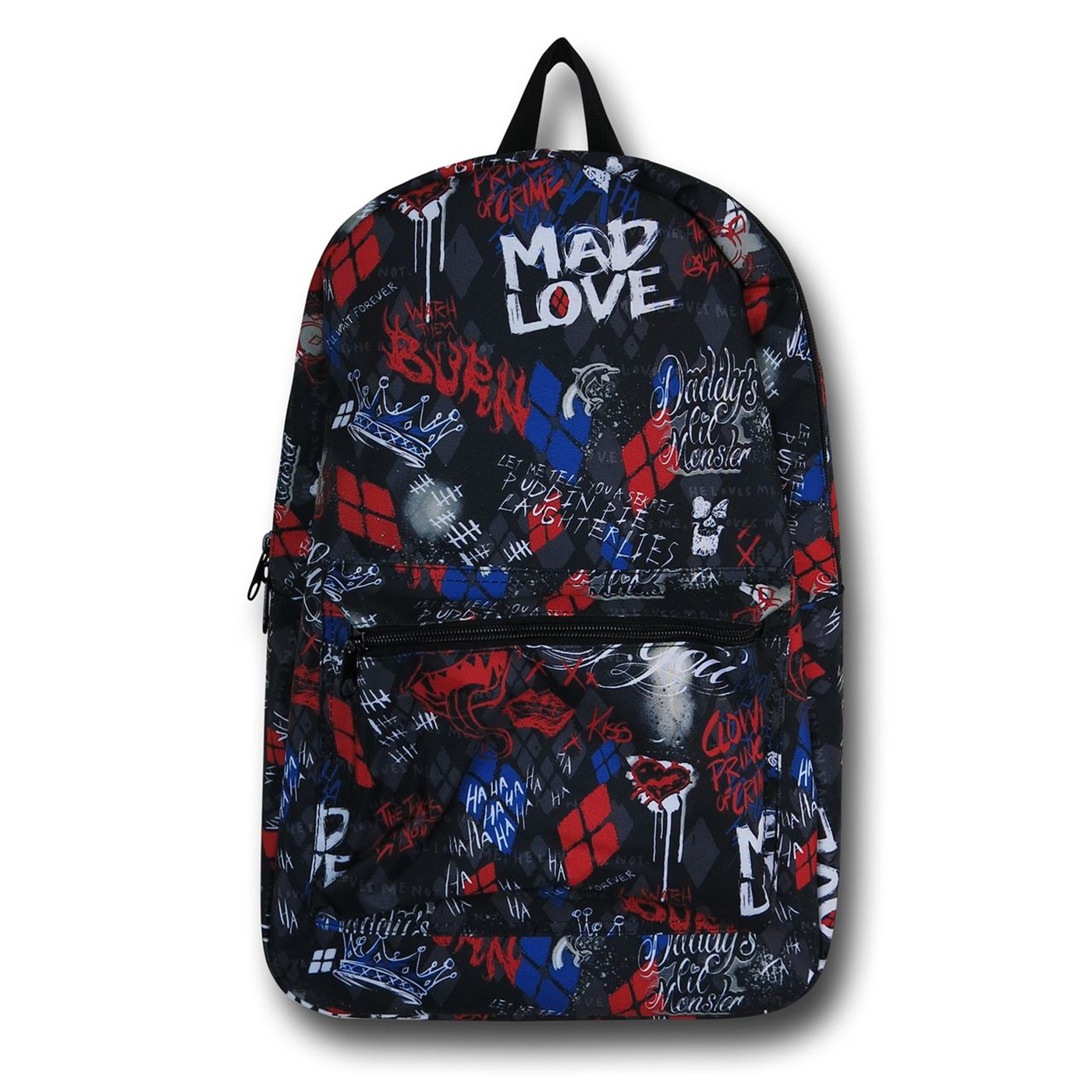 Suicide Squad Daddy's Lil Monster Backpack, Black