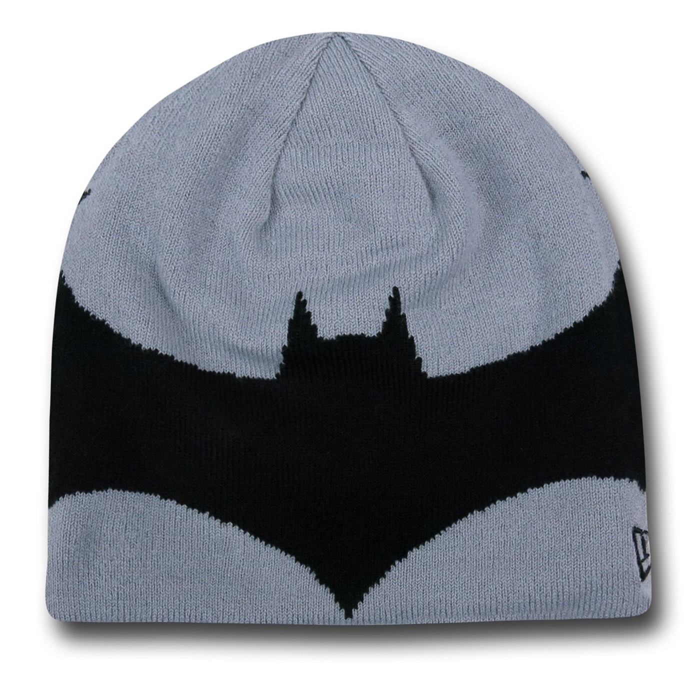 Batman Hush Symbol Reversible Beanie, Grey